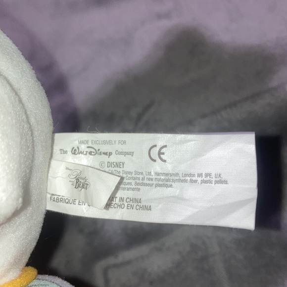 Disney Store Mrs. Potts Bean Bag Plush Beauty And The Beast - Picture 3 of 10